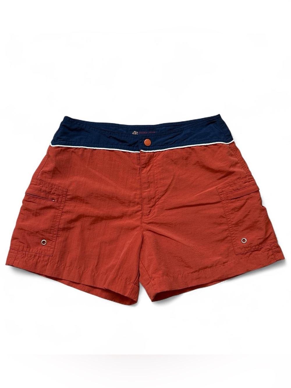 Vintage Point Zero Nicole Benisti Colorblock Board Shorts